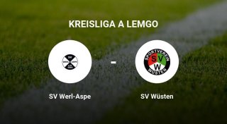 SV Wüsten bietet SV Werl-Aspe Paroli