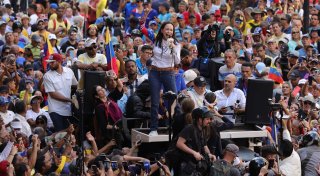 Nach Entführung: Venezuelas Oppositionsführerin Machado frei