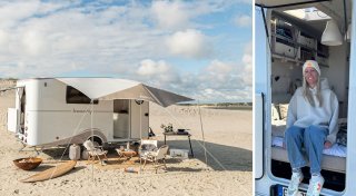 Gütersloherin vermietet stylischen Mini-Wohnwagen - Wohnen auf zehn Quadratmetern