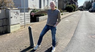 Bielefelds Roonstraße rebelliert: Anwohner übermalen heimlich Pömpel-Markierungen