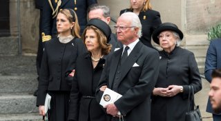 Schwedisches Königspaar nimmt Abschied von Prinz Andreas