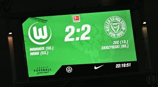 Polizei: Drei Ordner bei Spiel Wolfsburg gegen Kiel verletzt