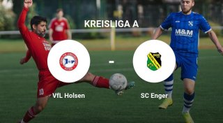 VfL Holsen sichert sich knappen Sieg gegen SC Enger