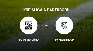 Das Match zwischen dem SC Ostenland und dem SV Marienloh endet unentschieden