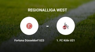 Remis im Duell zwischen der Fortuna Düsseldorf U23 und dem 1. FC Köln U21