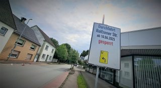 Vollsperrung in Steinheim: Wichtige Zufahrtsstraße für Autos dicht