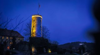 Bielefelder Sparrenburg bleibt dunkel: Was war mit der Beleuchtung los?