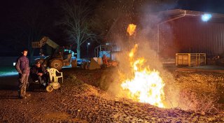 Lichtenauer Feuerwehr rückt zu einem Brand aus und erlebt eine große Überraschung