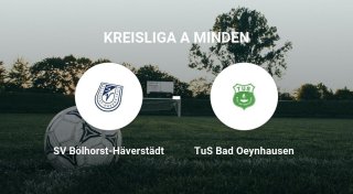 TuS Bad Oeynhausen ergibt sich dem SV Bölhorst-Häverstädt