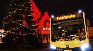 Über Weihnachten und Neujahr: Fahrplanänderungen beim Padersprinter