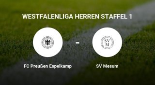 Der FC Preußen Espelkamp gegen das Team der SV Mesum