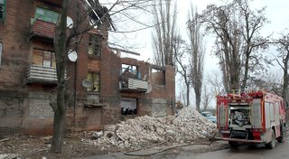 Tote durch russischen Beschuss von Siwersk in der Ostukraine