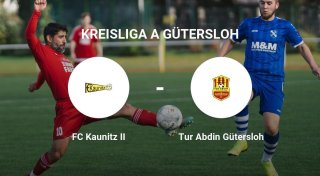 FC Kaunitz II dem Team Tur Abdin Gütersloh deutlich unterlegen