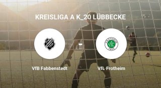 Katastrophale Niederlage gegen VfB Fabbenstedt - saftige Niederlage für VfL Frotheim