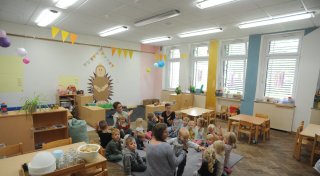 Nach Brand in Rahdener Kita: So ist der Start im Provisorium
