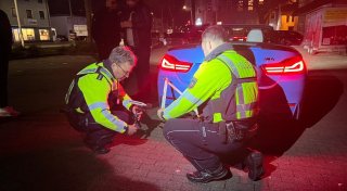 Polizei stoppt verbotenes Autorennen in Bielefeld