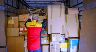 Verdi-Warnstreik - Jedes vierte Paket bleibt vorerst liegen