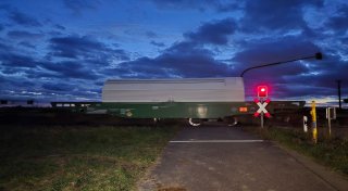 Castor-Transport erreicht sein Ziel in Philippsburg