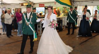 Delbrücks Schützen müssen ihre Parade ins Festzelt verlegen