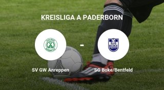 Das Match zwischen dem SV GW Anreppen und der SG Boke/Bentfeld endet unentschieden