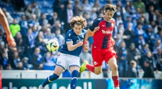 Laufmonster und Torjäger: Arminia-Kapitän Mael Corboz geht voran