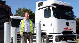 Test für E-Mobilität: Mindener Spedition nimmt neue Riesen-Halle in Betrieb