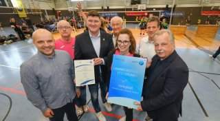 Auszeichnung für die Volleyballer des Telekom Post SV