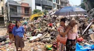 Lage in Myanmar eine Woche nach Erdbeben völlig verheerend