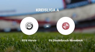 Der RSV Hörste gegen das Team des SV Diestelbruch-Mosebeck