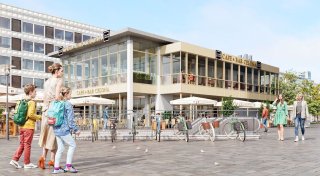 Bielefelder Jahnplatz bekommt Edel-Finca: Baubeginn der „Café & Bar Celona“