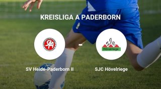 Vernichtende Niederlage gegen SV Heide-Paderborn II - deftige Niederlage für SJC Hövelriege