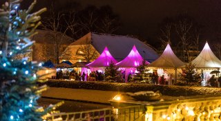 Glühwein, Honig, Kunsthandwerk: Weihnachtszauber in Schloß Neuhaus