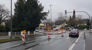 Wegen kurzfristiger Baustelle: Ersatzhaltestelle und Teilsperrung in Paderborn