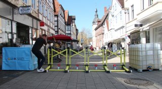 Diese Terrorsperren sollen das Frühlingsfest in Detmold schützen