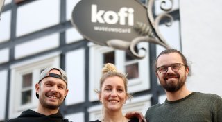 Zwei Freunde, zwei Familien, ein Traum: Kofi eröffnet am Dienstag das Museumscafé in Minden