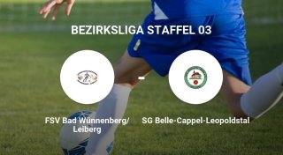 SG Belle-Cappel-Leopoldstal erzielt knappen Erfolg gegen FSV Bad Wünnenberg/Leiberg