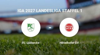Spannender Kampf zwischen dem FC Lübbecke und dem Hövelhofer SV