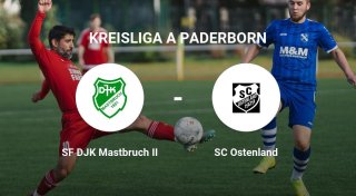 Spannender Kampf zwischen den SF DJK Mastbruch II und dem SC Ostenland