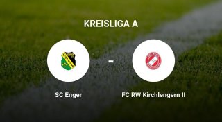 Spannender Kampf zwischen dem SC Enger und dem FC RW Kirchlengern II