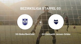 Das Match zwischen der SG Boke/Bentfeld und der SV Eintracht Jerxen-Orbke endet unentschieden
