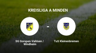 TuS Kleinenbremen verliert gegen SG Gorspen-Vahlsen / Windheim