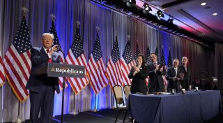 Republikaner in Washington empfangen Trump mit Applaus
