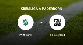 SV 21 Büren bietet SC Ostenland Paroli