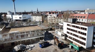 Gütersloher Unternehmen Hagedorn reißt markante Immobilie in der Innenstadt ab