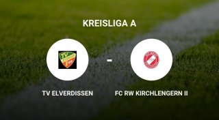 Das Match zwischen dem TV Elverdissen und dem FC RW Kirchlengern II endet unentschieden