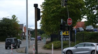 Ampel auf wichtiger Hauptstraße in Bad Oeynhausen ausgefallen