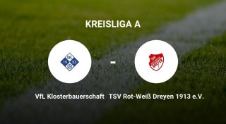 TSV Rot-Weiß Dreyen 1913 e.V. bietet VfL Klosterbauerschaft Paroli