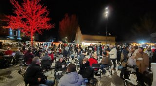 Glühwein auf dem Blücherplatz in Spenge