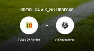 TuSpo 09 Rahden im Duell gegen VfB Fabbenstedt um Längen besser
