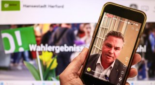 Stadt Herford postet Clip: Wahlkampf-Video mit Bürgermeister sorgt für Irritationen